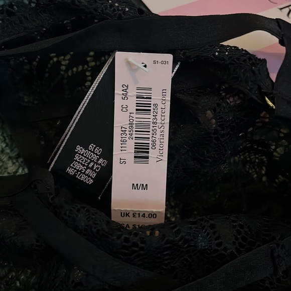 Victoria’s Secret size medium all lace gold accent panties NWT - Picture 3 of 5